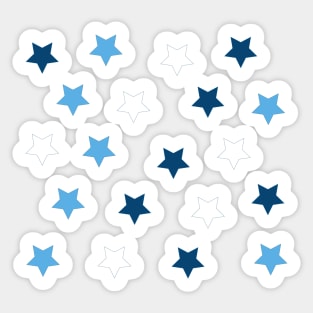 Blue Stars Sticker